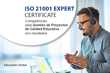 Especialista en la norma ISO 21001 de organizaciones educativas.